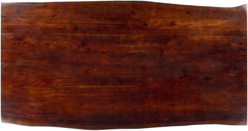 Peddapuram Rustic Dark-Wood Dining Table - Clearance