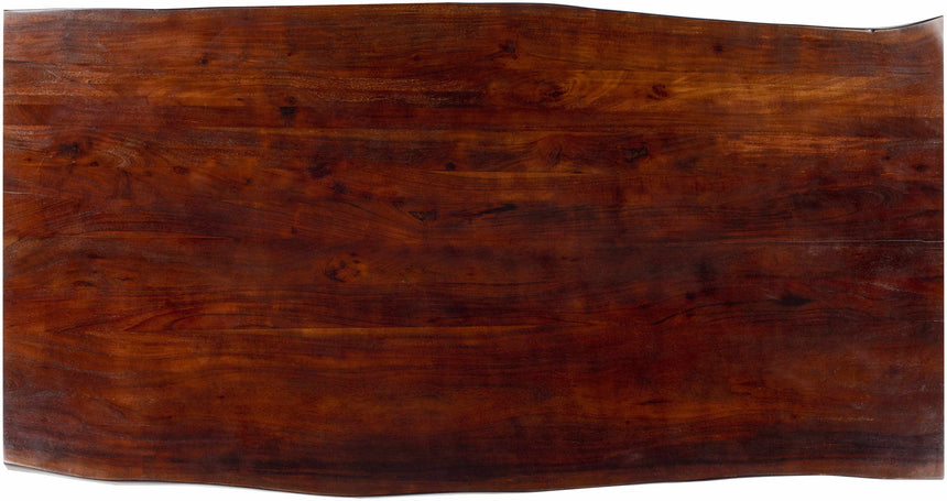 Peddapuram Rustic Dark-Wood Dining Table