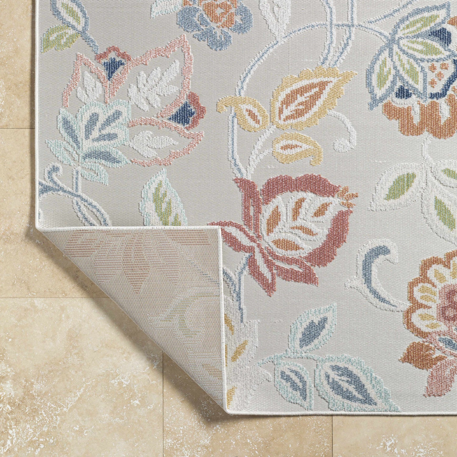 Piers Light Slate Area Rug