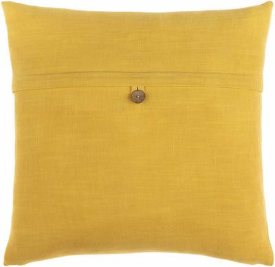 Yedisu Mustard Square Throw Pillow - Clearance