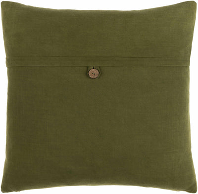 McQueeney Olive Square Throw Pillow - Clearance