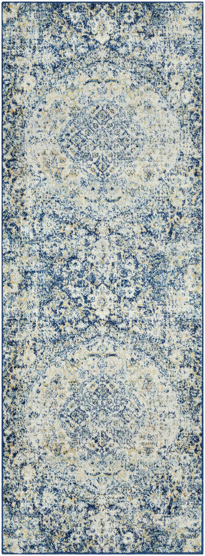 Gray Navy Ojus Area Rug - Clearance