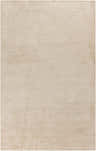 Close-up of the beige Plummer Area Carpet. Hand-woven rug with subtle striped texture. Design-Rectangle-58