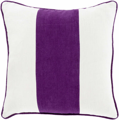Plymstock Vertical Purple Stripe Accent Pillow - Clearance