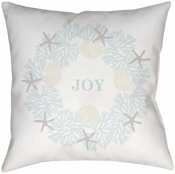 Panguiranan Joy Starfish Wreath Throw Pillow