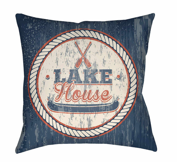 Pantar Lake House Vintage Throw Pillow