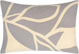 Pontevedra Neutral Abstract Accent Pillow - Clearance
