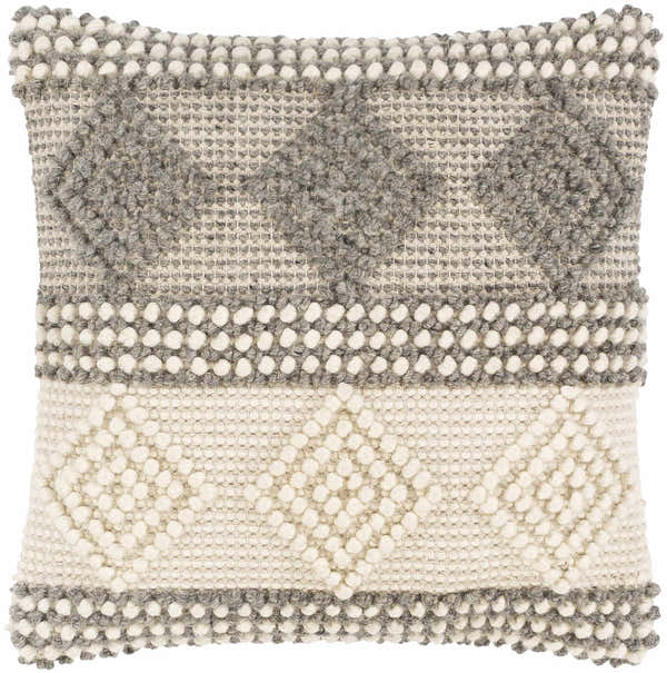 Pontyclun Textured Geometric Boho Throw Pillow - Clearance