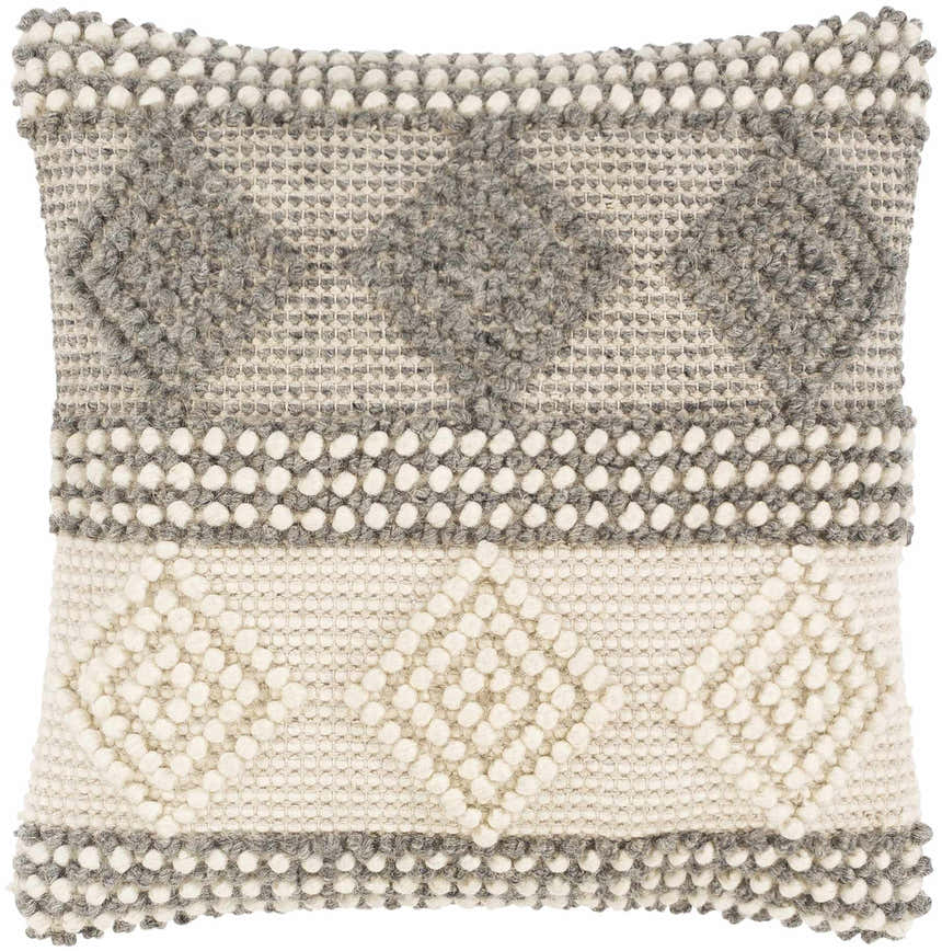 Pontyclun Textured Geometric Boho Throw Pillow - Clearance