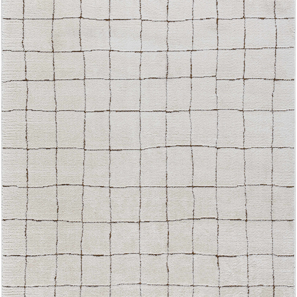 Cascade Ivory Modern Grid Rug by Our PNW Home x Livabliss – Boutique Rugs