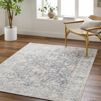 Olympic 2304 Damask Navy Rug - ourpnwhome x Livabliss