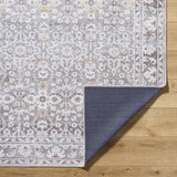 Our PNW Home Rainier Damask Brown Washable Rug