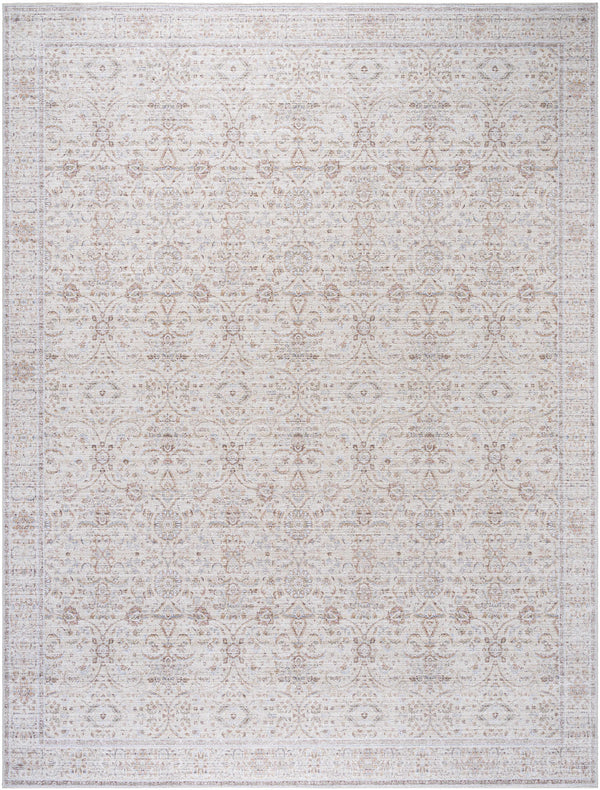 Spokane Damask Ivory Rug - ourpnwhome x Livabliss