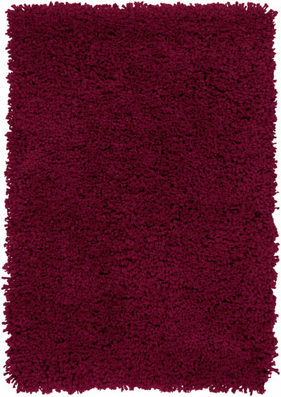 Tingly Solid Red Shag Rug - Clearance