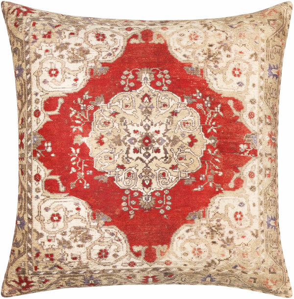 Poctol Oriental Vintage Medallion Accent Pillow - Clearance