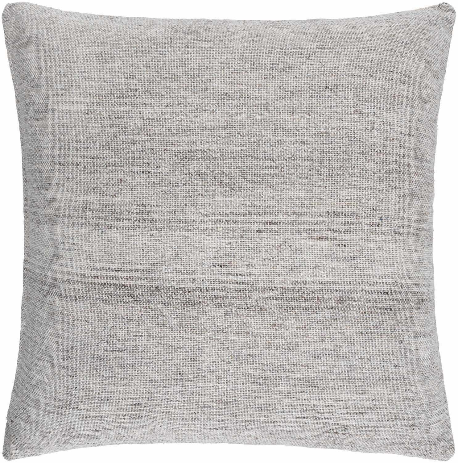 Portumna Light Gray Square Throw Pillow