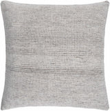 Portumna Light Gray Square Throw Pillow