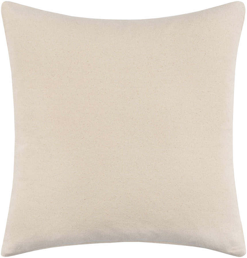 Portumna Light Gray Square Throw Pillow - Clearance