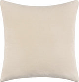 Portumna Light Gray Square Throw Pillow