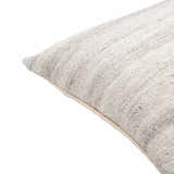 Portumna Light Gray Square Throw Pillow - Clearance