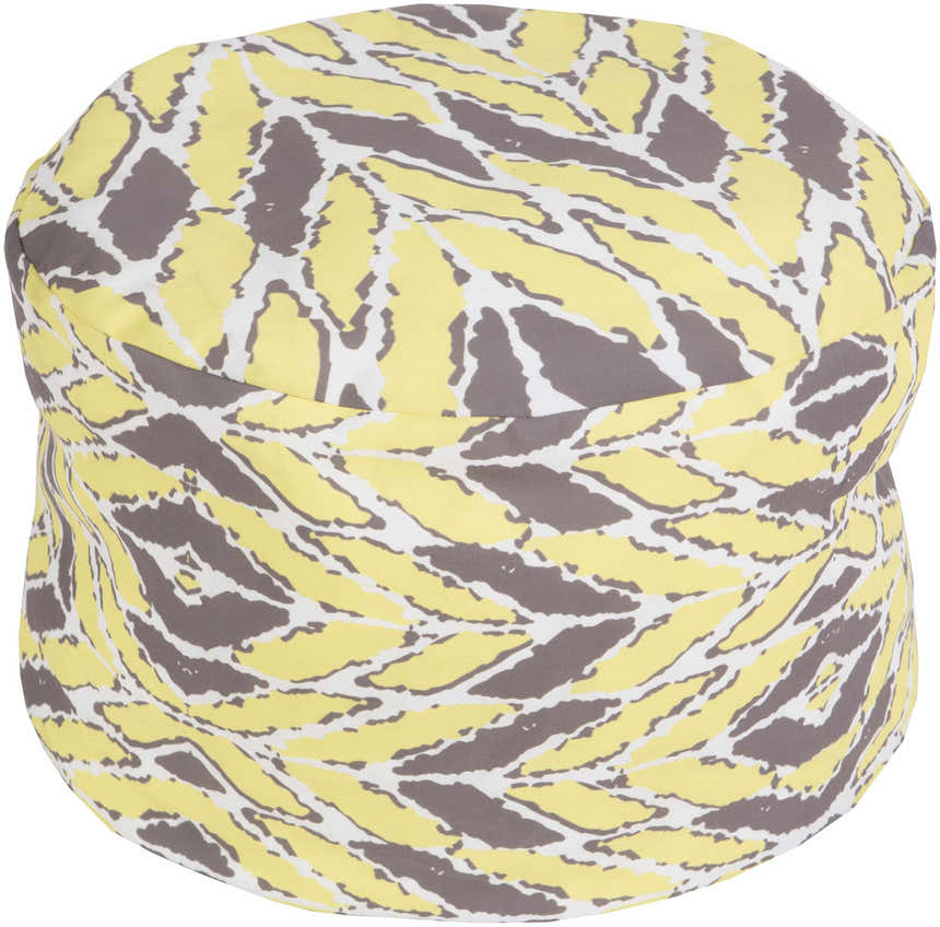 Kalanwali Taupe Outdoor Pouf