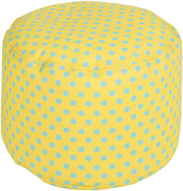 Kabuntalan Orange Outdoor Pouf