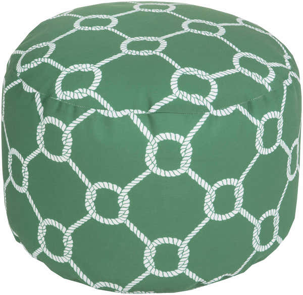 Szeghalom Light Green Outdoor Pouf