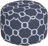 Szeghalom Teal Outdoor Pouf