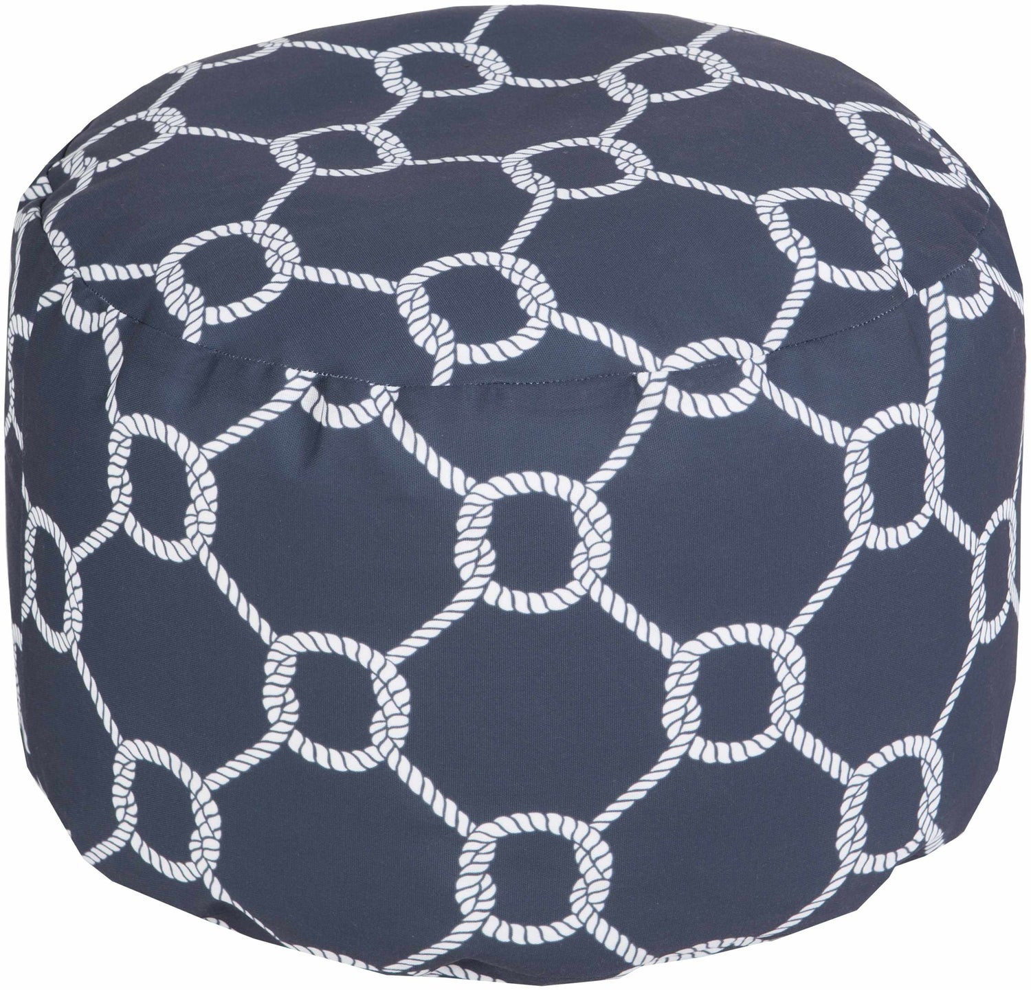 Szeghalom Teal Outdoor Pouf