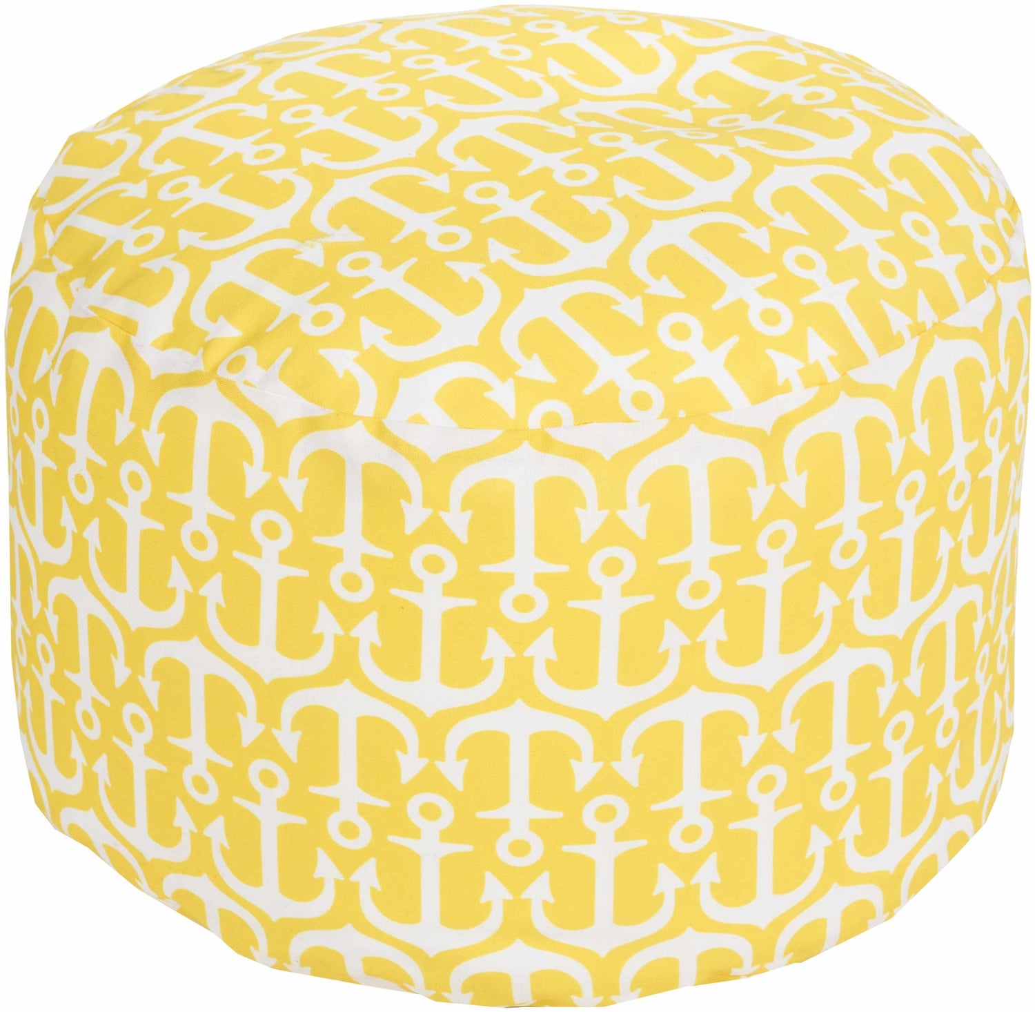 Storvreta Yellow Outdoor Pouf