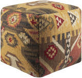 Dhaurahra Southwestern Geometric Cotton Pouf