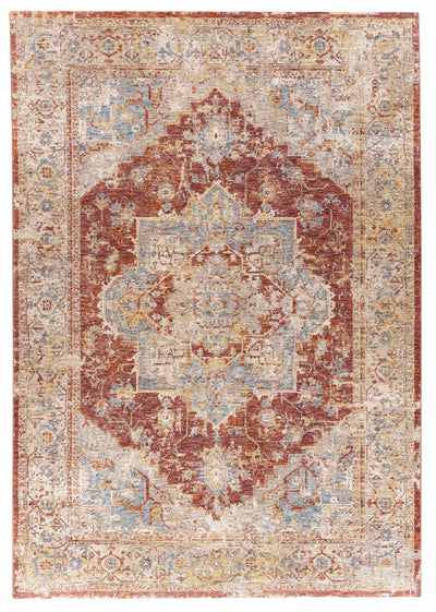 Powassan Red Medallion Area Rug