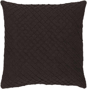 Prague Black Diamond Pattern Throw Pillow - Clearance