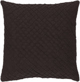 Prague Black Diamond Pattern Throw Pillow - Clearance