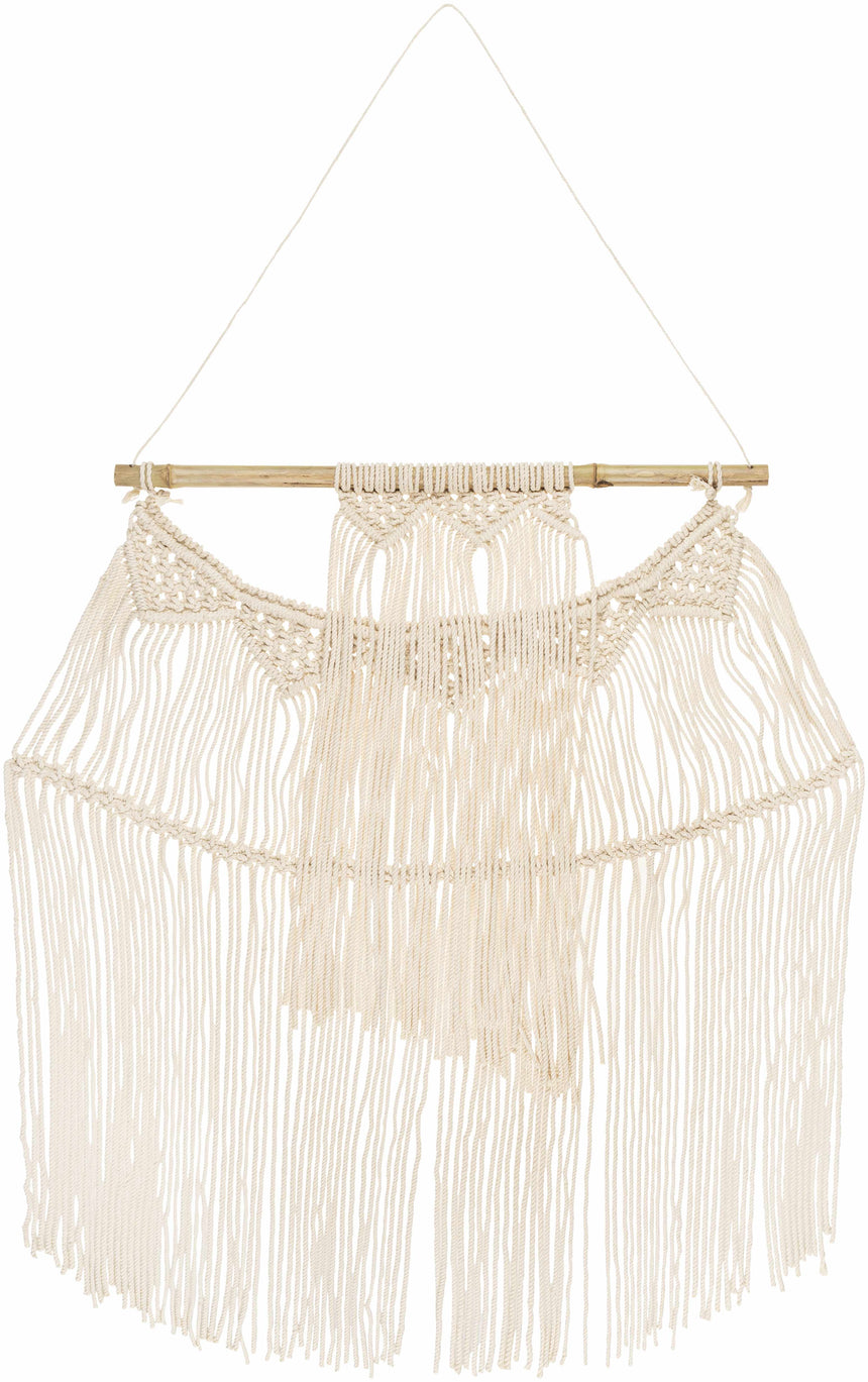 Parabcan Cream Macrame Wall Hanging