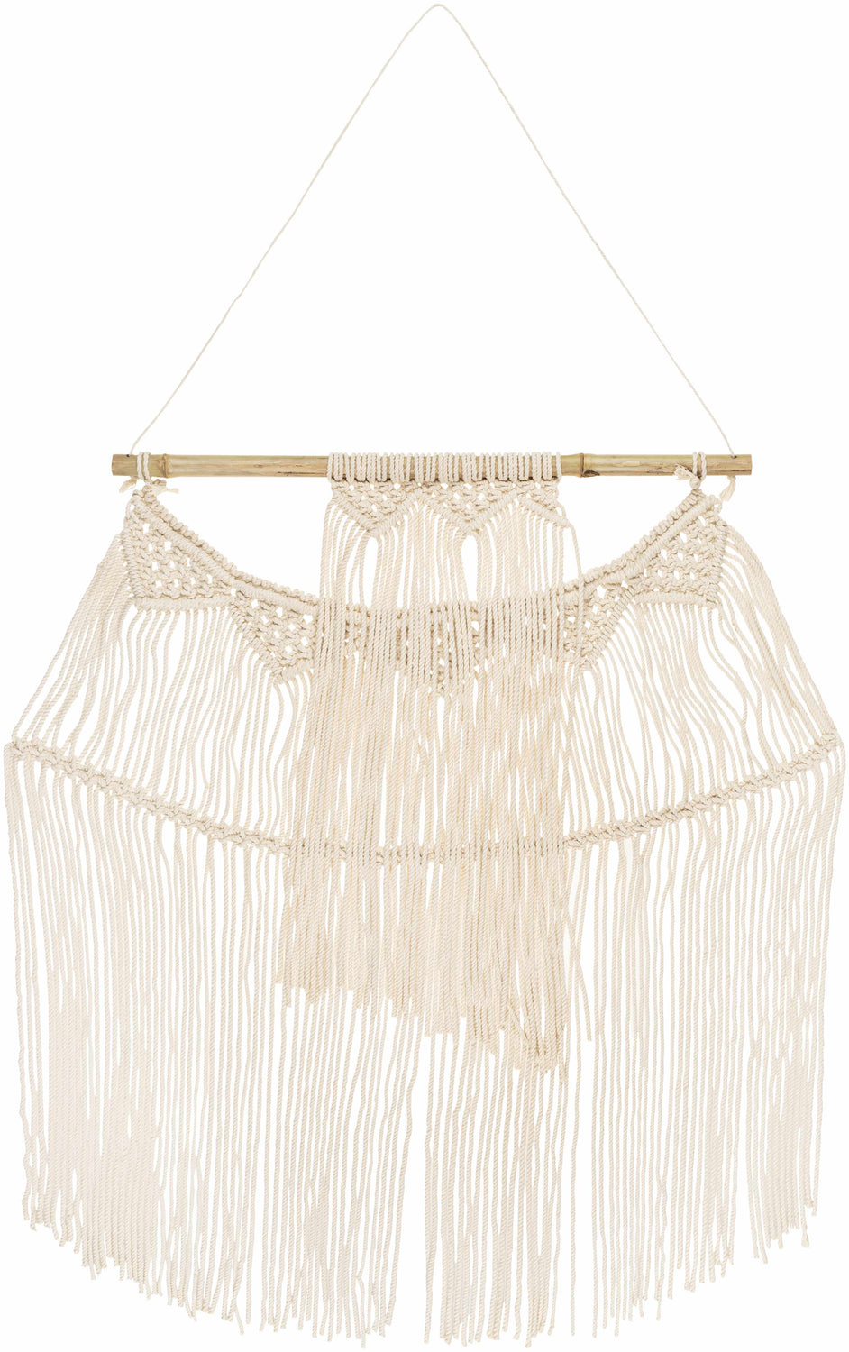 Parabcan Cream Macrame Wall Hanging