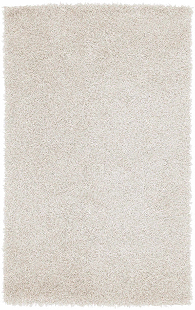 Browder 3x4 Solid Cream Shag Rug - Clearance