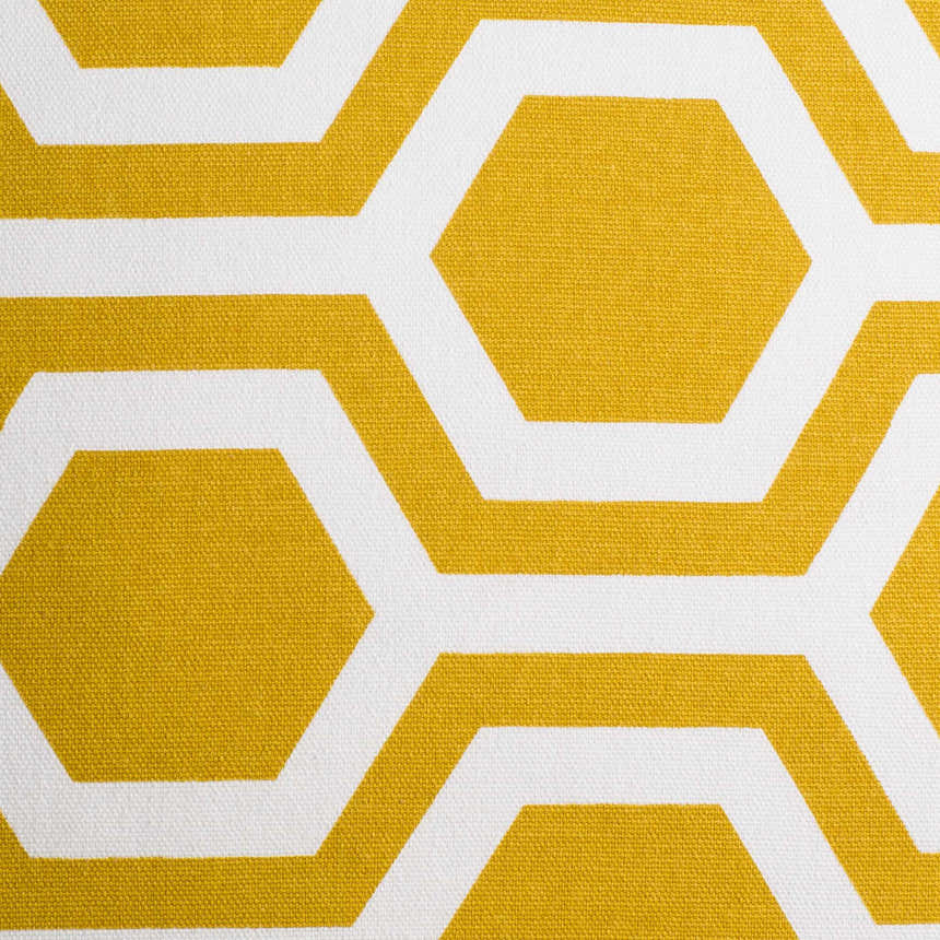 Pearlington Yellow Honeycomb Accent Pillow - Clearance
