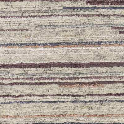 Premium 6x9 Striped Wool&Viscose Rug - Clearance