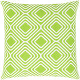 Peterculter Lime Geometric Throw Pillow - Clearance
