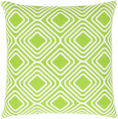Peterculter Lime Geometric Throw Pillow - Clearance