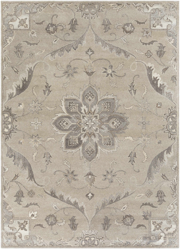 Peterstown Beige Wool Rug