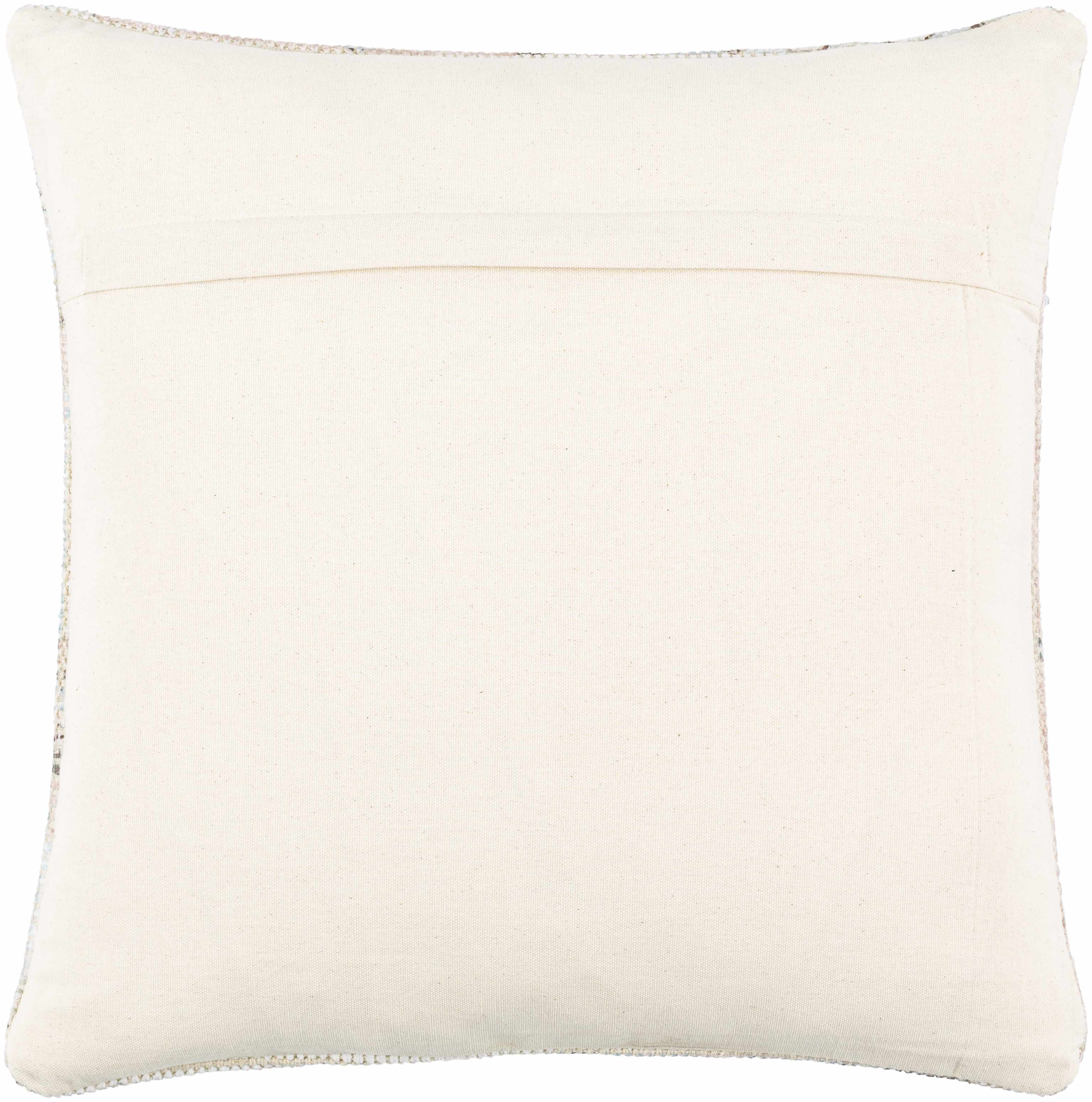 Reverse side of Pulilan Throw Pillow, focusing on underside structure and material.Transitional,Bohemian,Traditional Throw PillowsBacking  