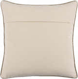 Lunara Cream Raised Ribbed Horizontal Stripe Cottage Country Linen Lumbar Pillow - Clearance
