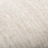 Lunara Cream Raised Ribbed Horizontal Stripe Cottage Country Linen Lumbar Pillow - Clearance