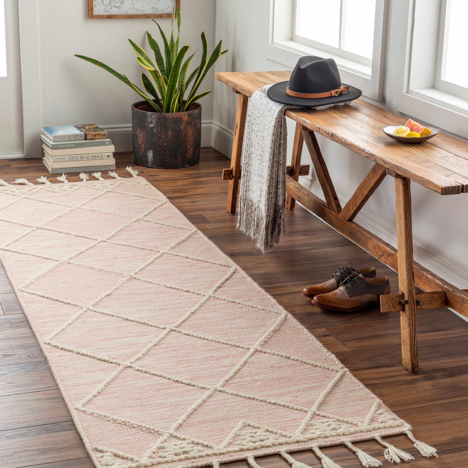 Pupukea Tasseled Jute&Wool  Rug - Clearance