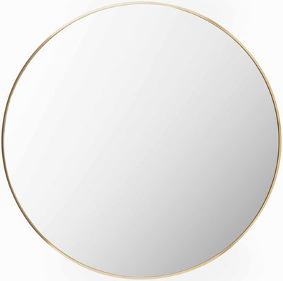 Pontalina Round Gold Mirror