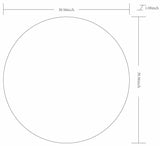 Pontalina Round Gold Mirror