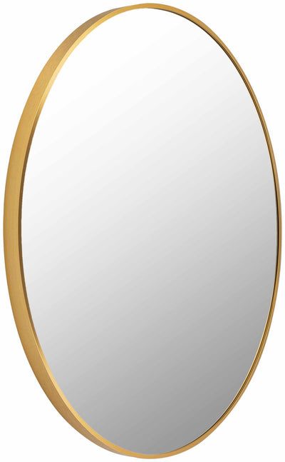 Pontalina Round Gold Mirror