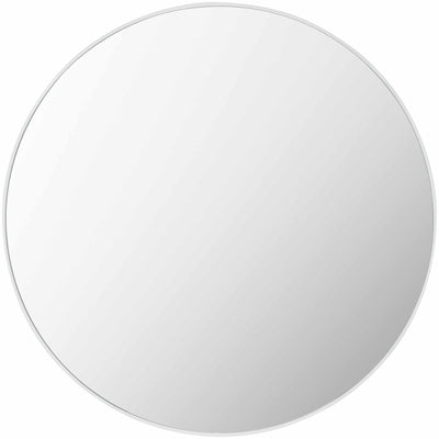 Pontalina Round White Mirror